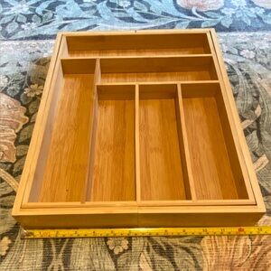 Expandable Bamboo Drawer Organizer